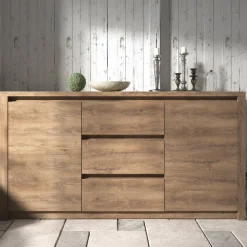 Monaco - Dressoir - Eiken - 140x43x80 cm