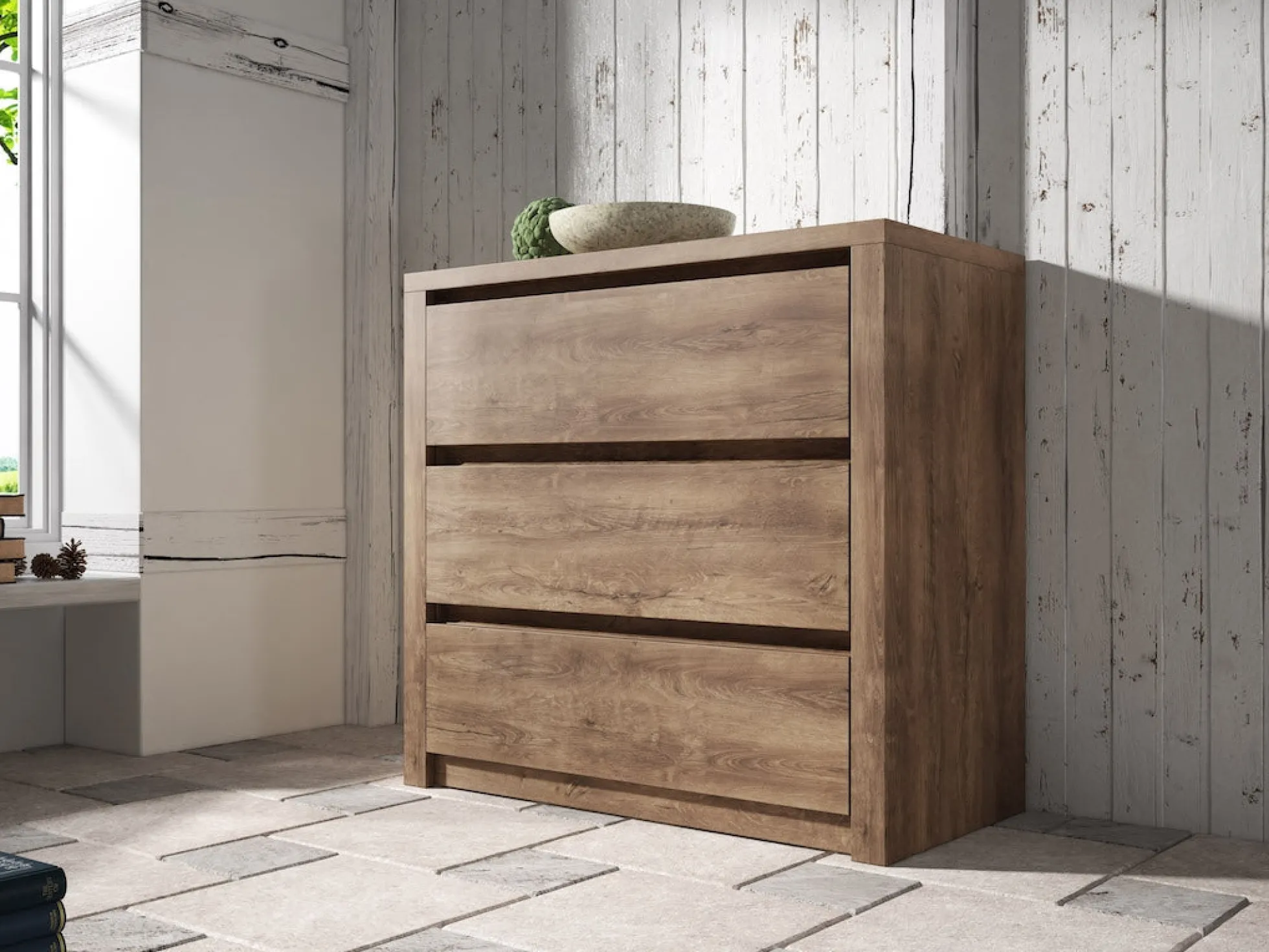 Monaco - Dressoir - Eiken - 90x43x80 cm