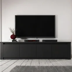 Monaco - TV-Meubel - Mat zwart - 170 cm