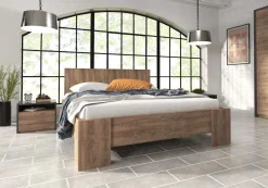 Monaco - Tweepersoonsbed - Eiken - 180x200 cm