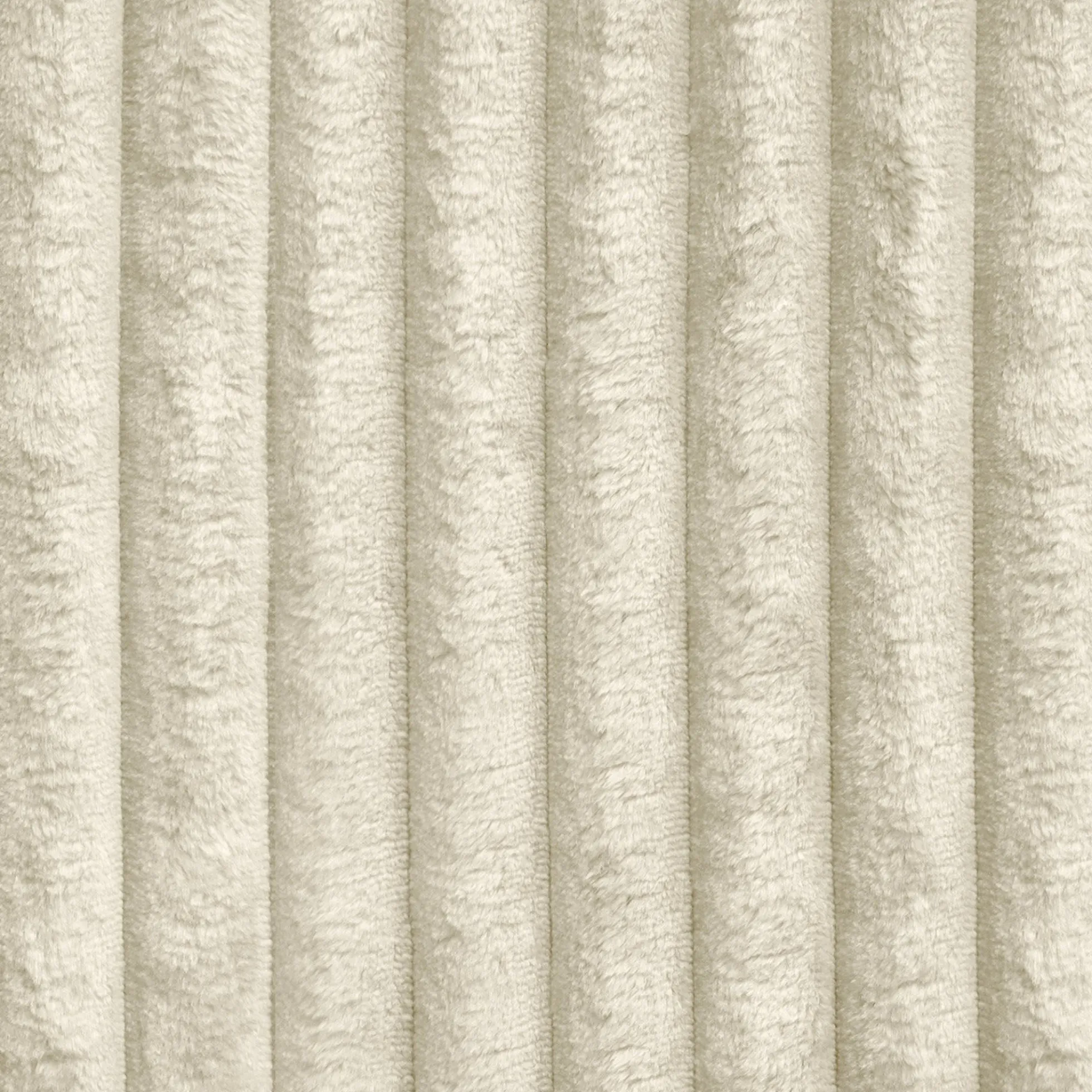 Monet XL - Hoekbank 5-zits met chaise longue - Fluffy ribstof beige -