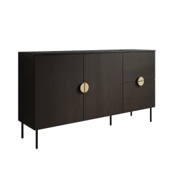 Monor - Dressoir - Zwart - 160x40x88 cm - 160x40x88 c,