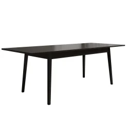 Monor - Eetkamertafel - Zwart - 220x90x76 cm