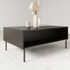 Monor - Salontafel - Zwart - 100x66x42 cm