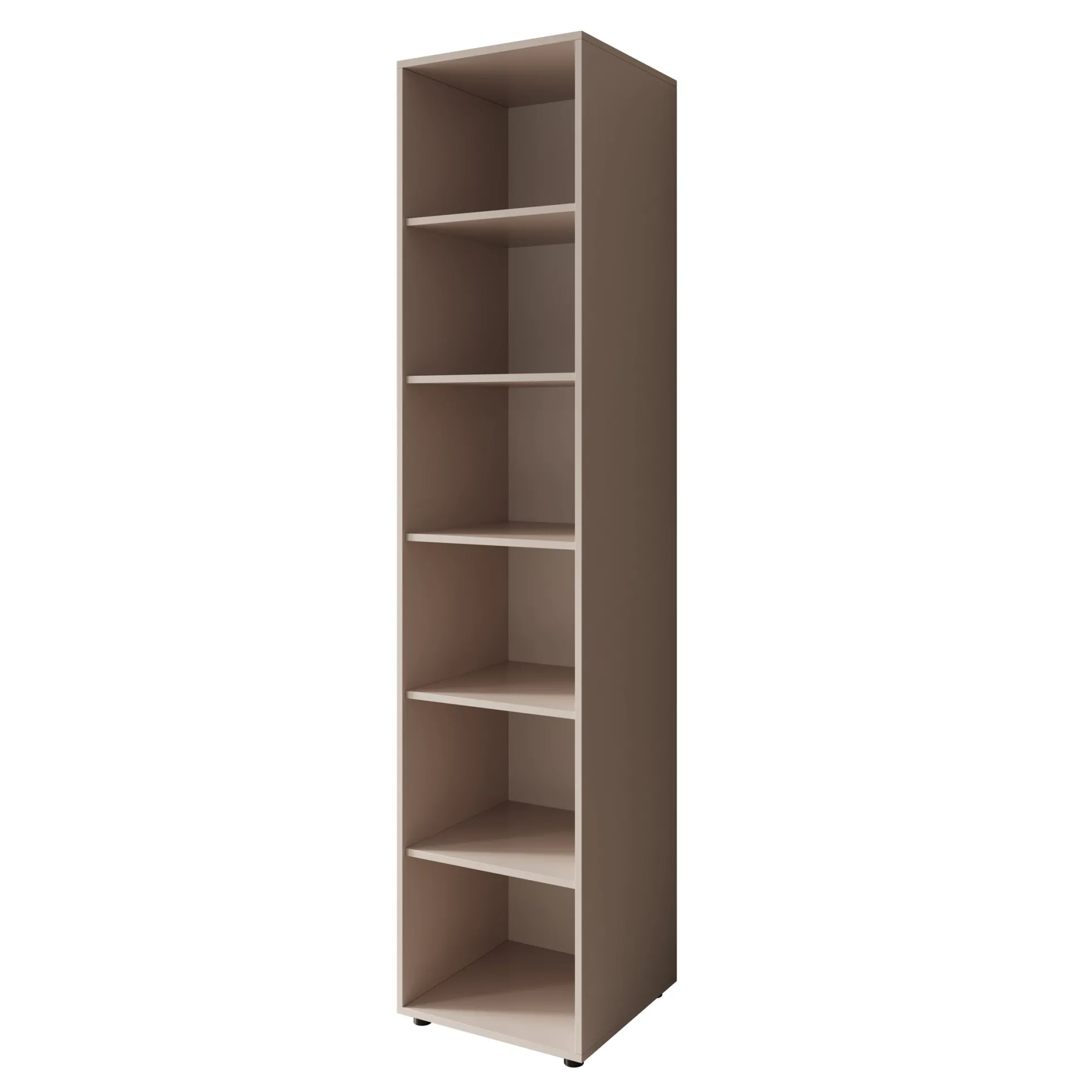 Montalo - Boekenkast - Beige - 45x45x206 cm