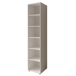Montalo - Boekenkast - Wit - 45x45x206 cm