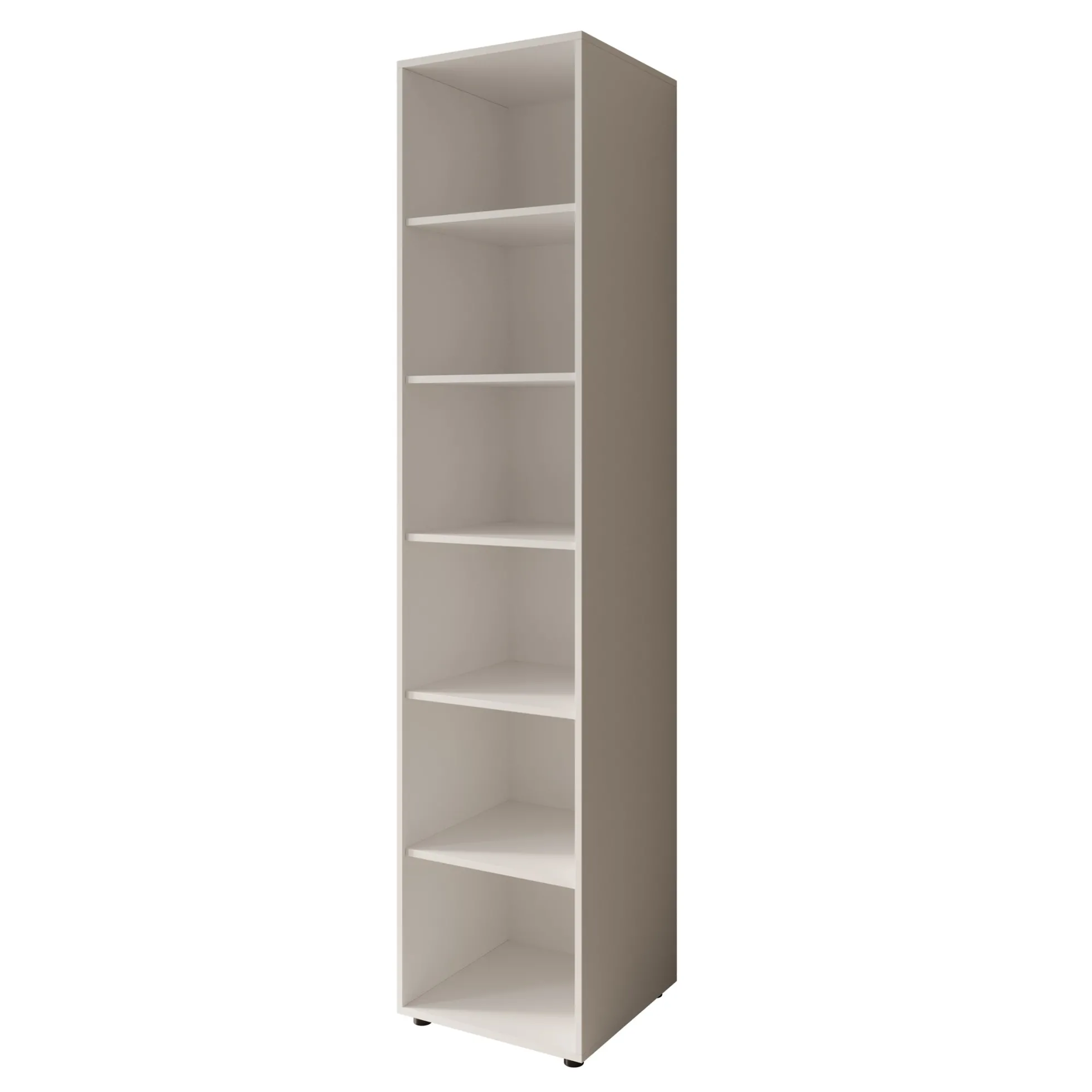 Montalo - Boekenkast - Wit - 45x45x206 cm