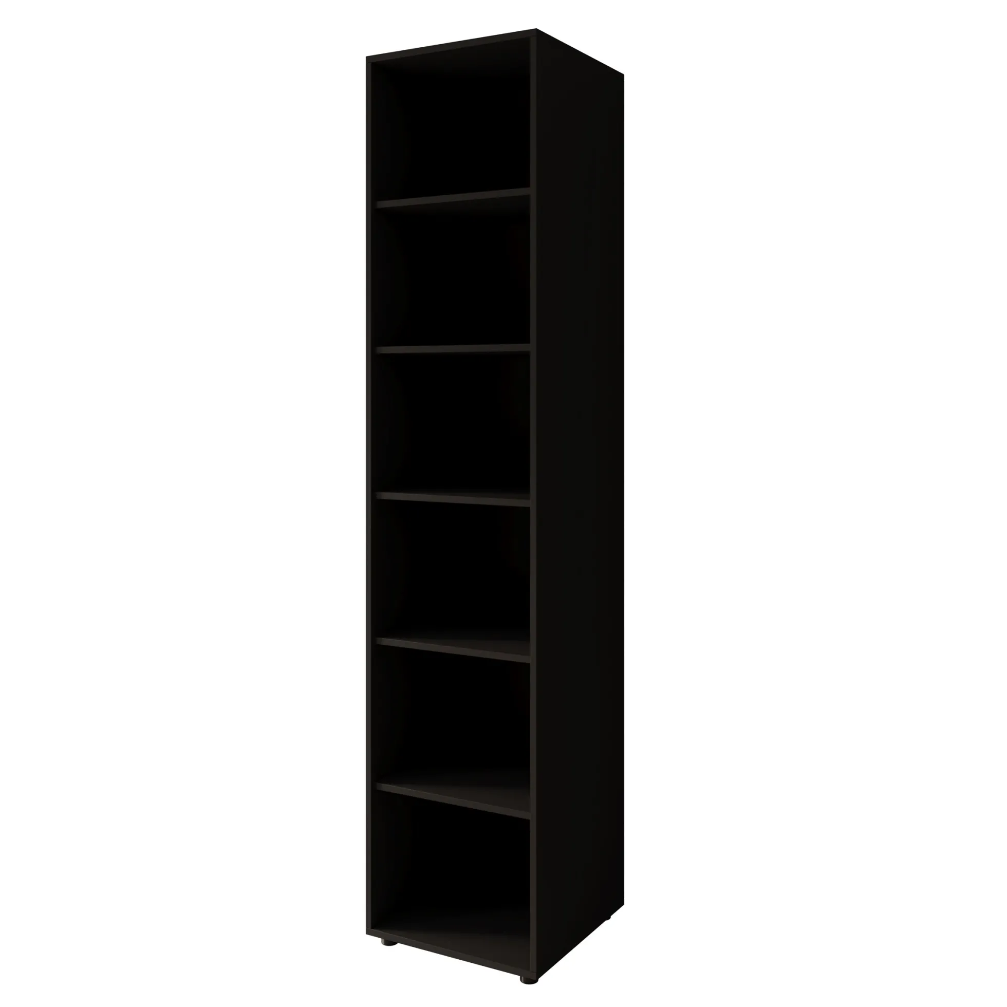 Montalo - Boekenkast - Zwart - 45x45x206 cm