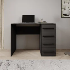 Montalo - Bureau - Zwart - 120x60x75 cm