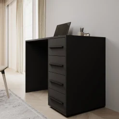 Montalo - Bureau - Zwart - 120x60x75 cm