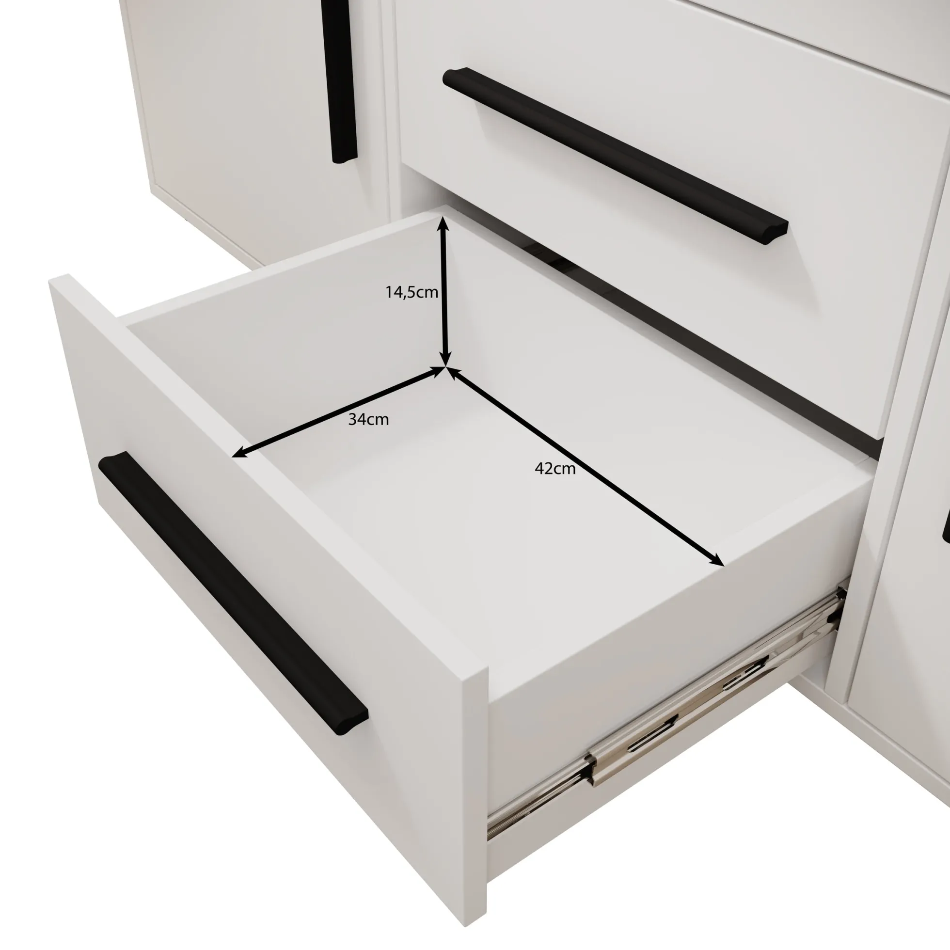 Montalo - Dressoir - Beige - 150x40x87 cm