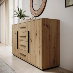 Montalo - Dressoir - Eikenpatroon - 150x40x87 cm