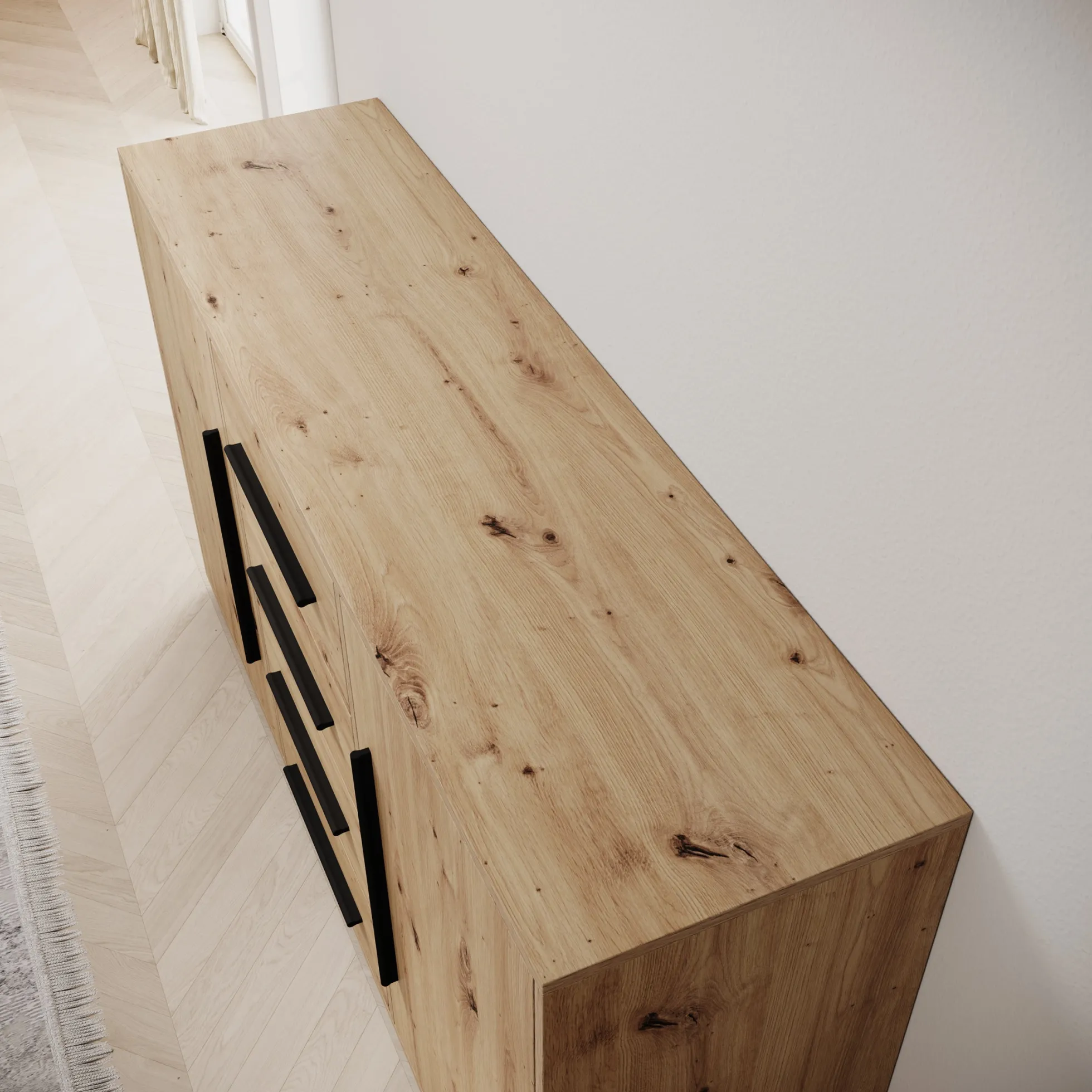 Montalo - Dressoir - Eikenpatroon - 150x40x87 cm