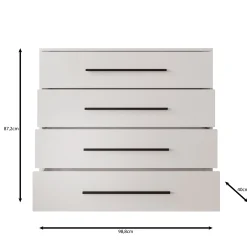 Montalo - Ladekast - Beige - 99x40x87 cm