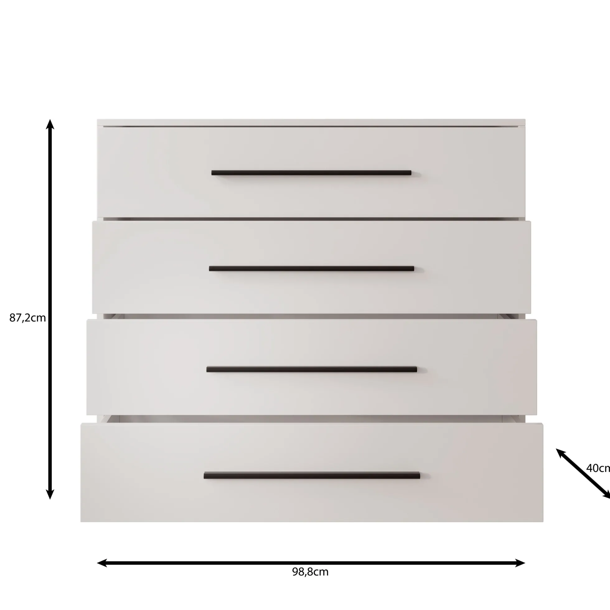 Montalo - Ladekast - Eikenpatroon - 99x40x87 cm