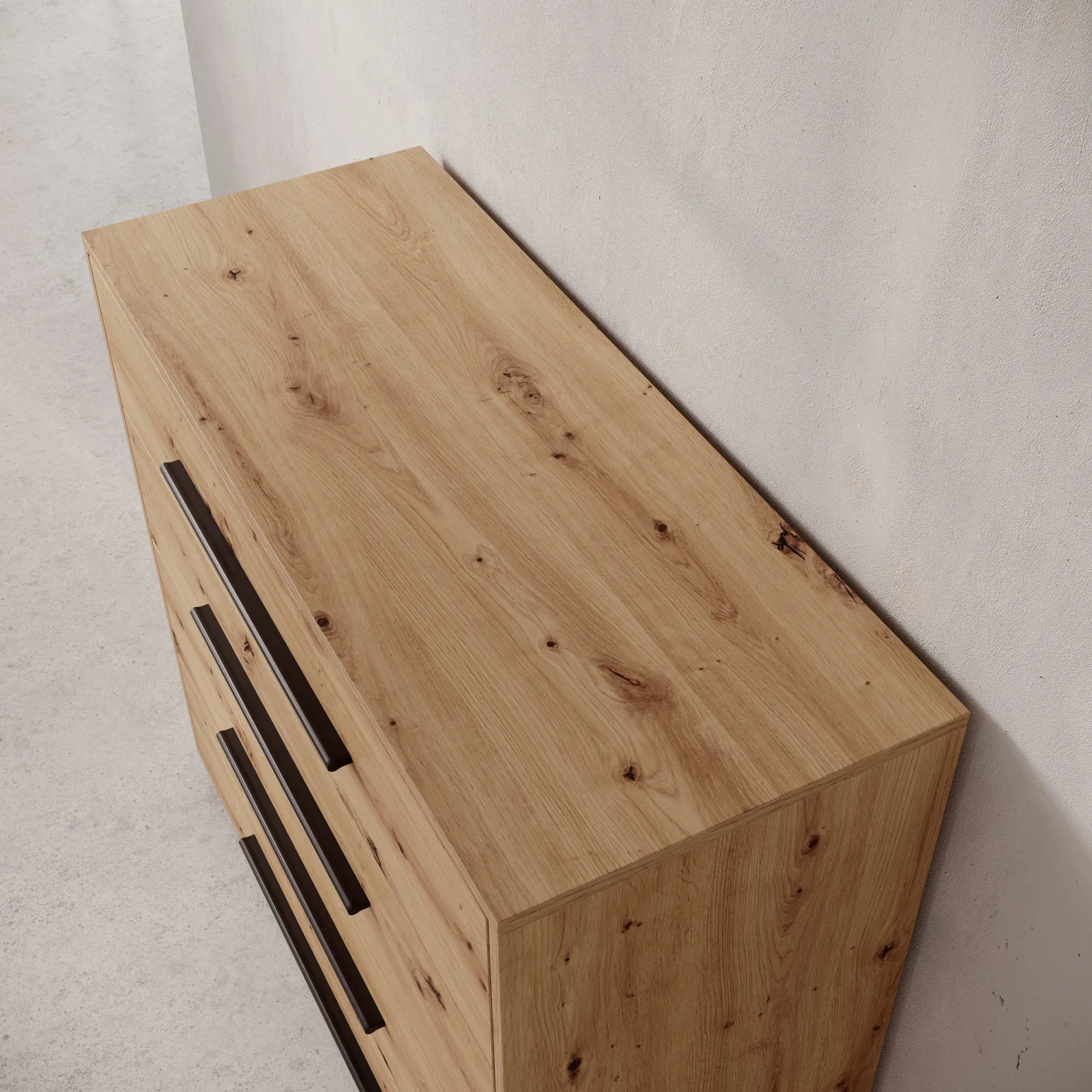 Montalo - Ladekast - Eikenpatroon - 99x40x87 cm