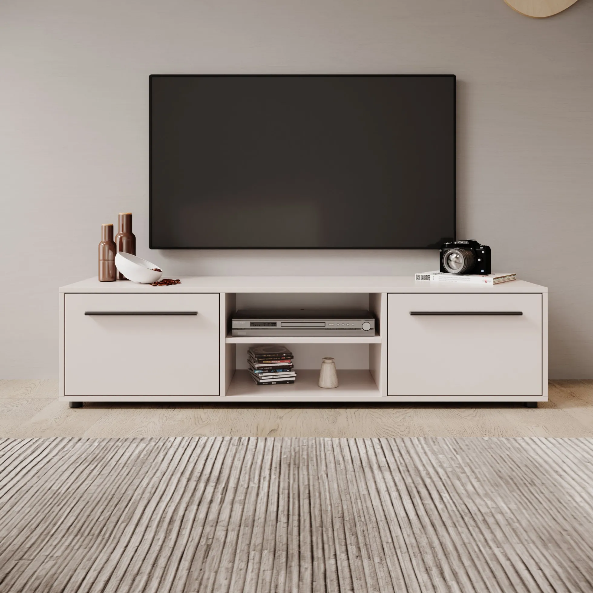 Montalo - TV-Meubel - Beige - 150x40x38 cm