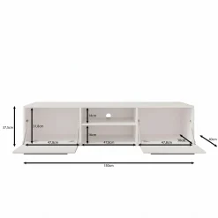 Montalo - TV-Meubel - Beige - 150x40x38 cm