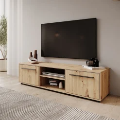 Montalo - TV-Meubel - Eikenpatroon - 150x40x38 cm