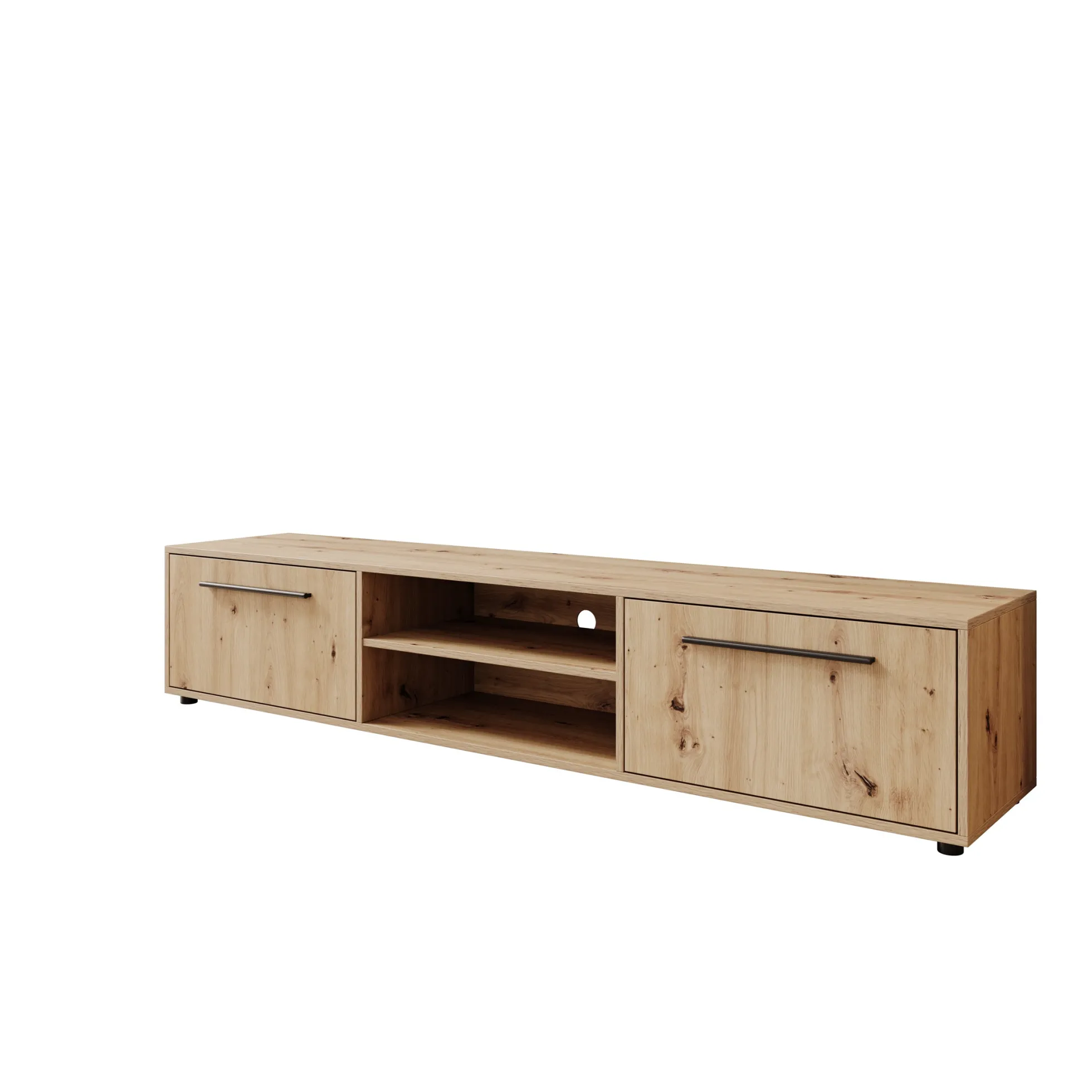 Montalo - TV-Meubel - Eikenpatroon - 190x40x38 cm