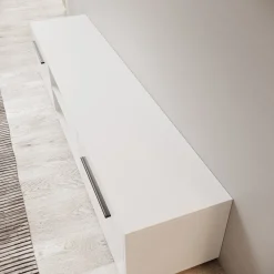 Montalo - TV-Meubel - Wit - 190x40x38 cm