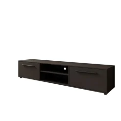 Montalo - TV-Meubel - Zwart - 190x40x38 cm