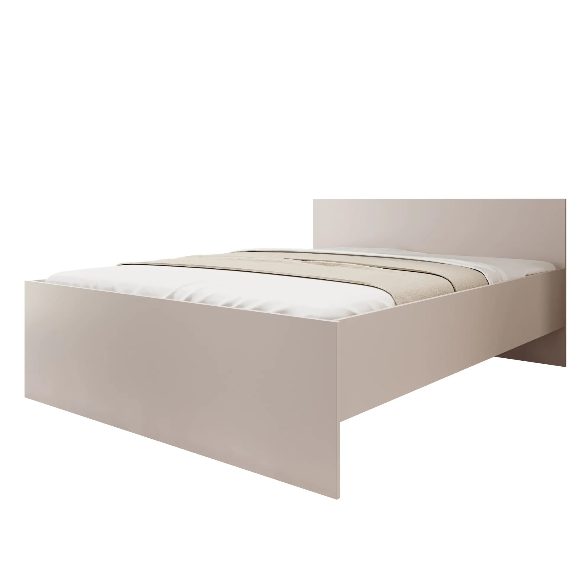 Montalo - Tweepersoonsbed - Beige - 160x200 cm