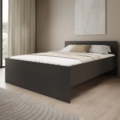 Montalo - Tweepersoonsbed - Zwart - 160x200 cm