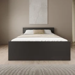 Montalo - Tweepersoonsbed - Zwart - 160x200 cm