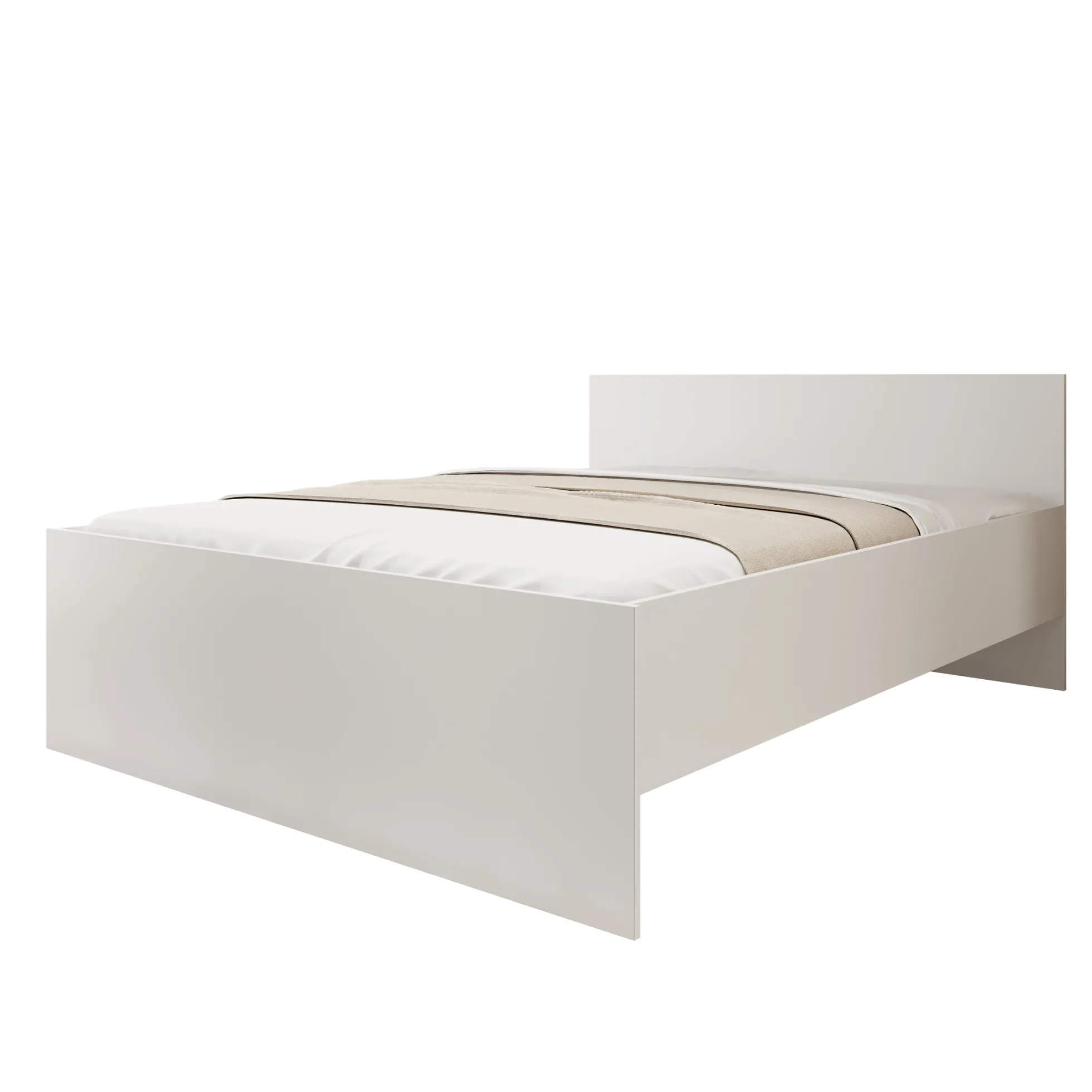 Montalo - Tweepersoonsbed - Wit - 160x200 cm