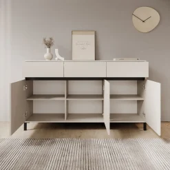 Montellini - Dressoir - Beige - 157x40x90 cm