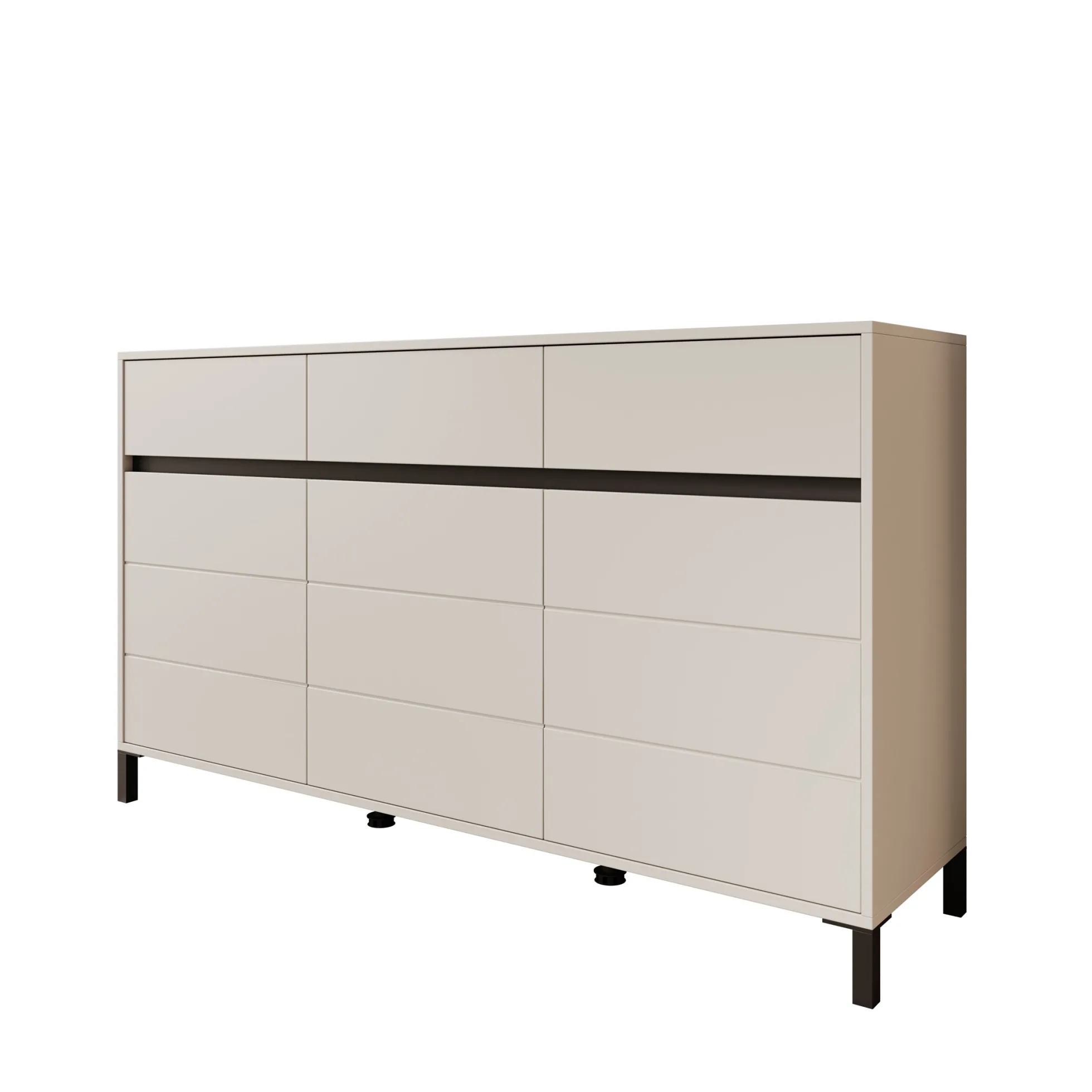 Montellini - Dressoir - Beige - 157x40x90 cm