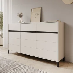 Montellini - Dressoir - Beige - 157x40x90 cm