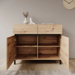 Montellini - Dressoir - Eikenpatroon - 106x40x90 cm