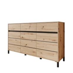 Montellini - Dressoir - Eikenpatroon - 157x40x90 cm