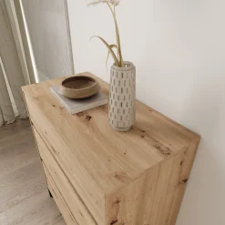 Montellini - Ladekast met 3 lades - Eikenpatroon - 80x40x90