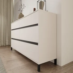 Montellini - Ladekast met 6 lades - Beige - 157x40x90 cm