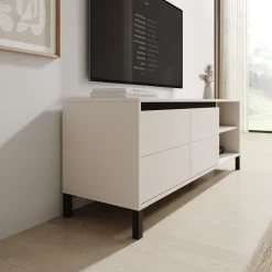 Montellini - TV-Meubel - Beige - 138x40x52 cm