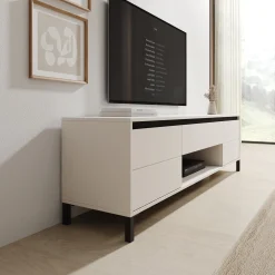Montellini - TV-Meubel - Beige - 183x40x52 cm