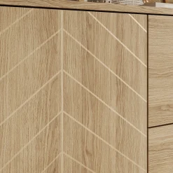 Montera - Dressoir - Eikenpatroon - 154x41x96 cm