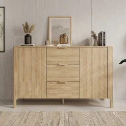 Montera - Dressoir - Eikenpatroon - 154x41x96 cm