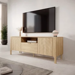 Montera - TV-Meubel - Eikenpatroon - 160x41x58 cm