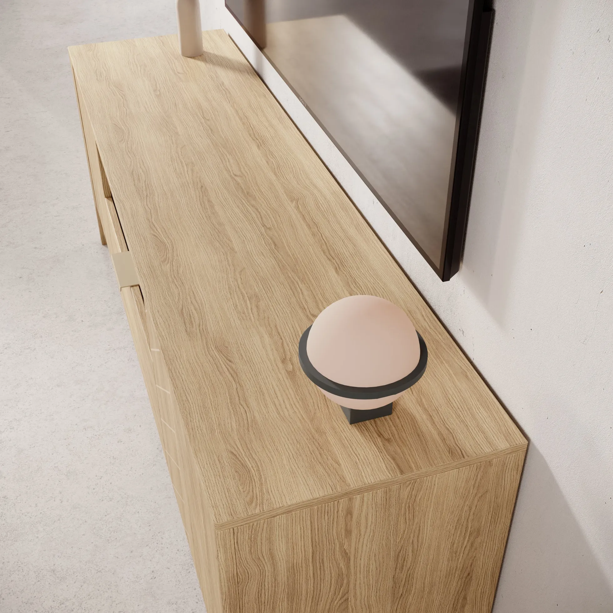 Montera - TV-Meubel - Eikenpatroon - 160x41x58 cm