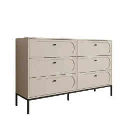 Montserrat - Ladekast 6 lades - Beige - 150x40x92 cm