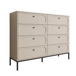Montserrat - Ladekast met 8 lades - Beige - 150x40x115 cm