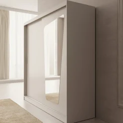 Moyo - Kledingkast met 2 schuifdeuren - Beige - 200x62x200 cm