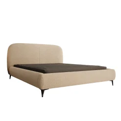 Muralla - Tweepersoonsbed - Beige teddystof - 160x200 cm