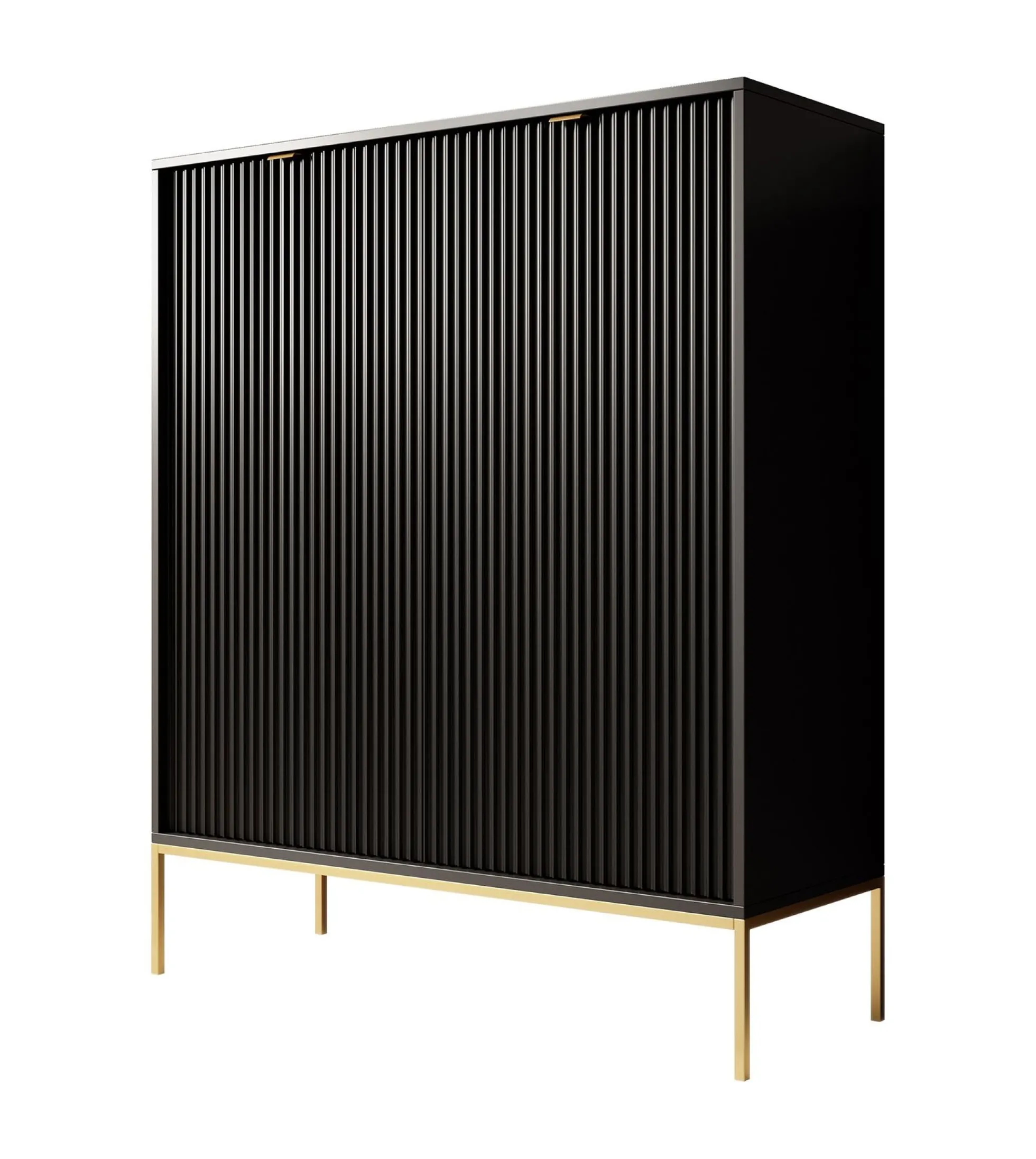 Navil 2 - Dressoir - Zwart - 104x39x125 cm
