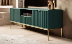 Navil 2 - TV-Meubel - Groen - 154x39x56 cm