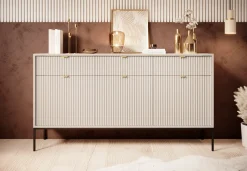Navil - Dressoir - Beige - 154x39x83 cm